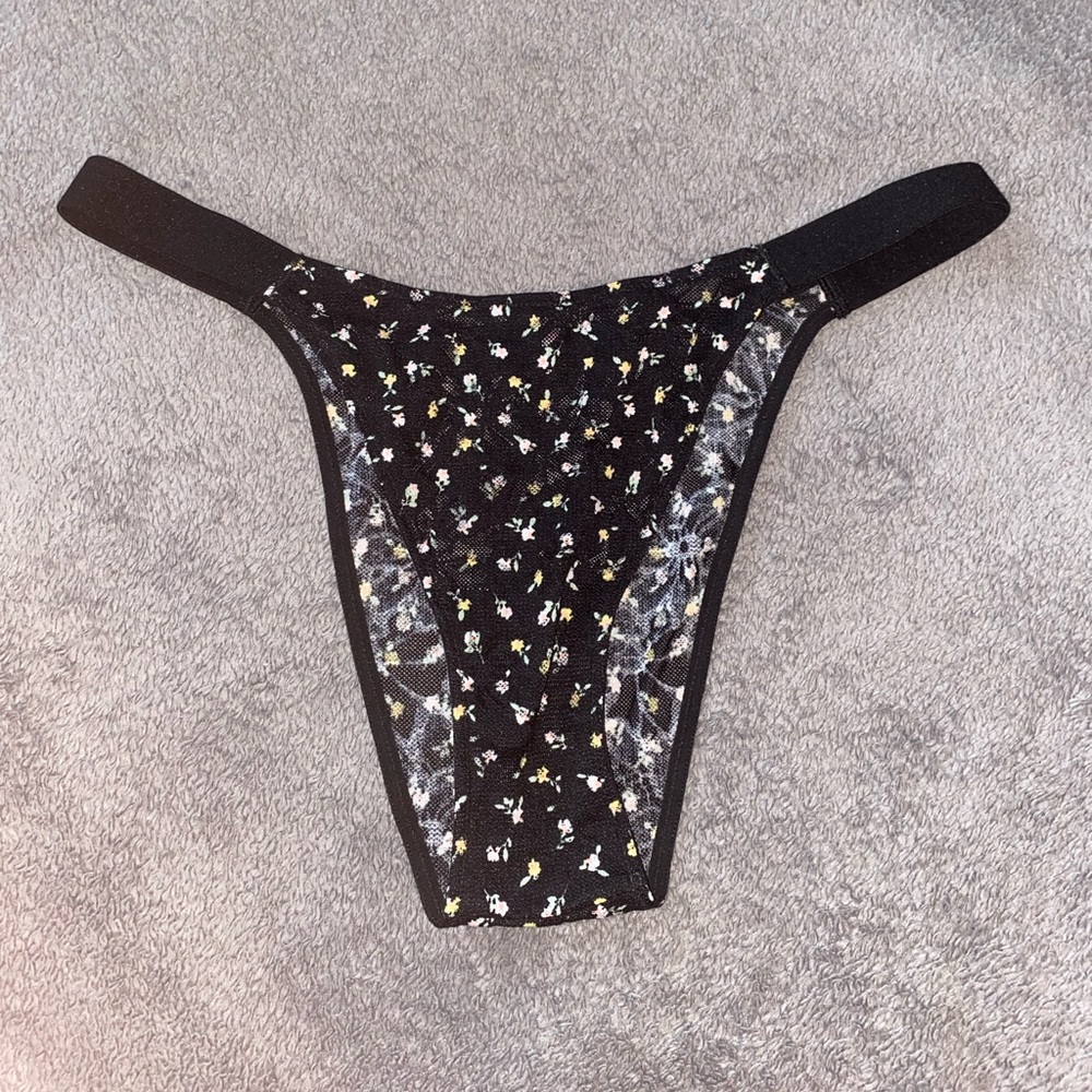 New PINK Floral Brazilian Panty